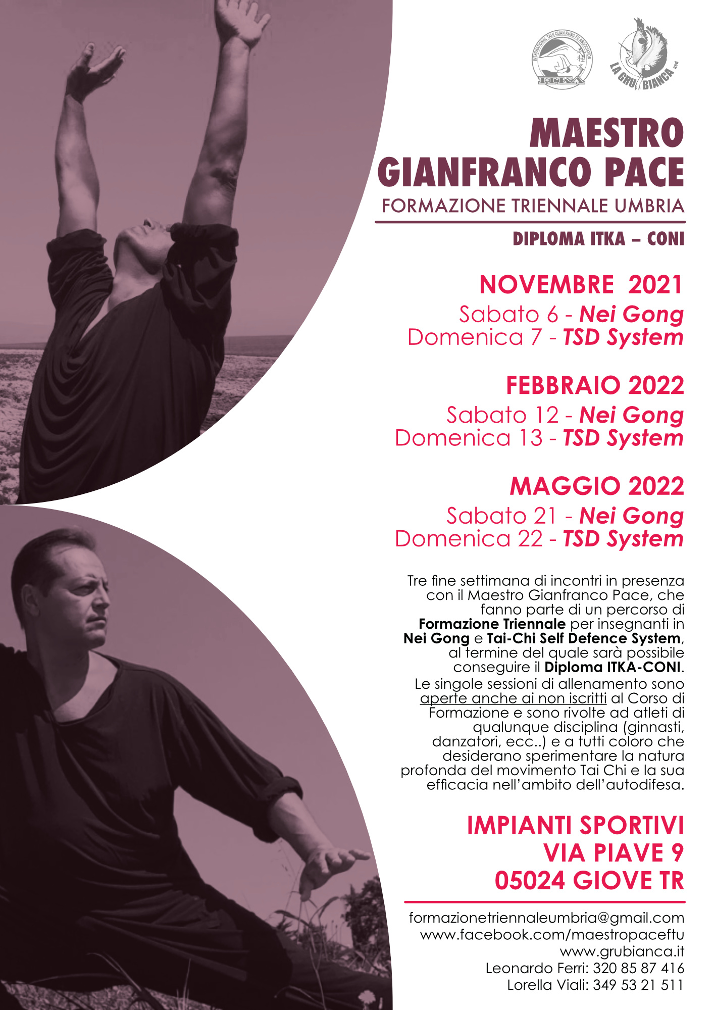 Formazione Triennale Umbria Maestro Gianfranco Pace